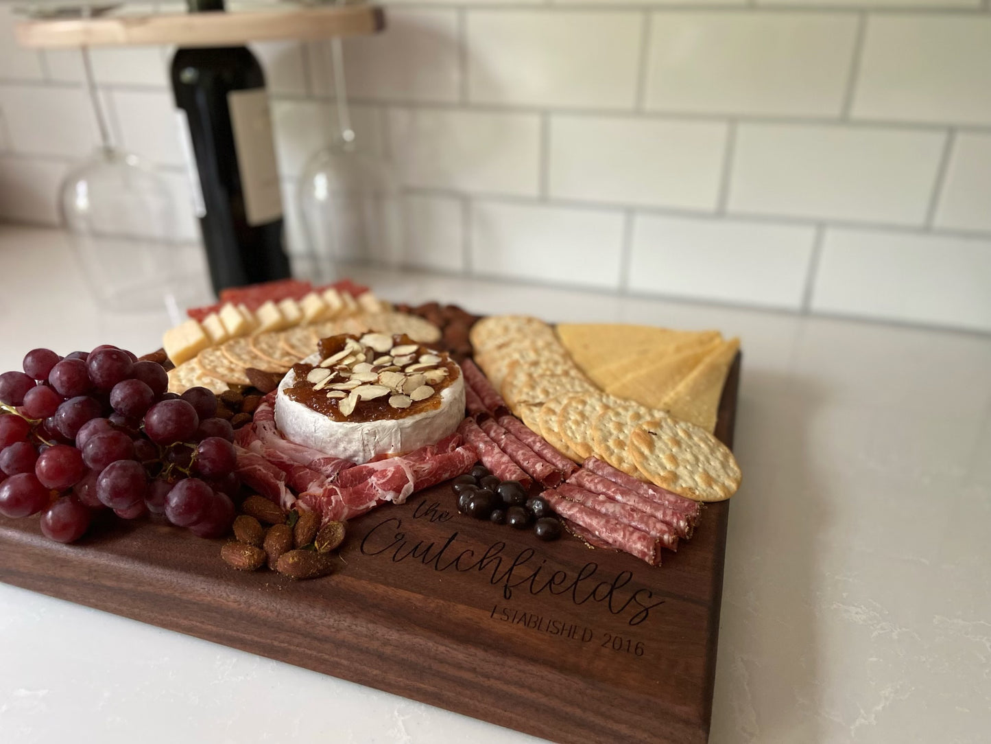 Edge Grain Walnut Cutting Board