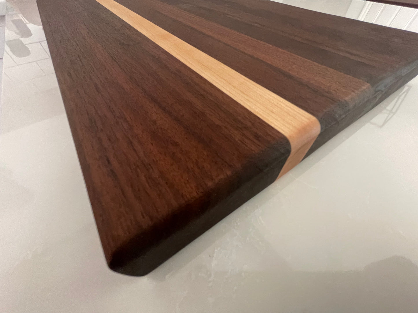 Edge Grain Walnut and Maple Cutting Board