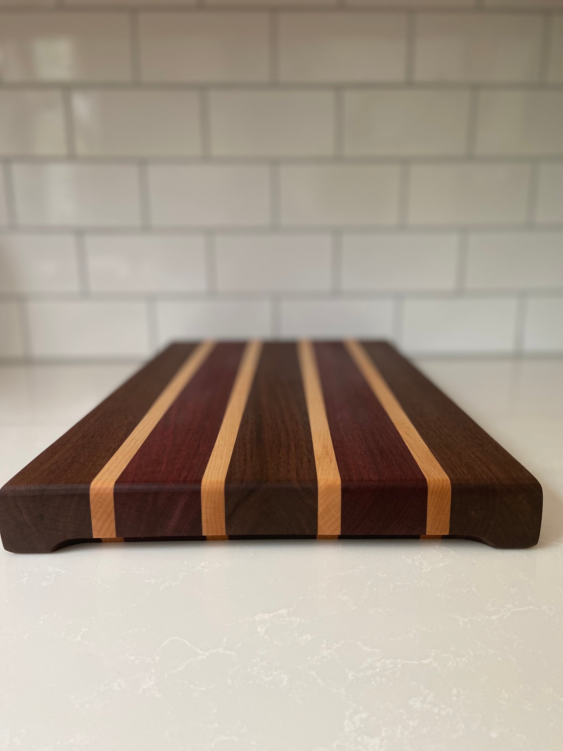 Checkered End Grain Cutting Board - Organic Woodworks